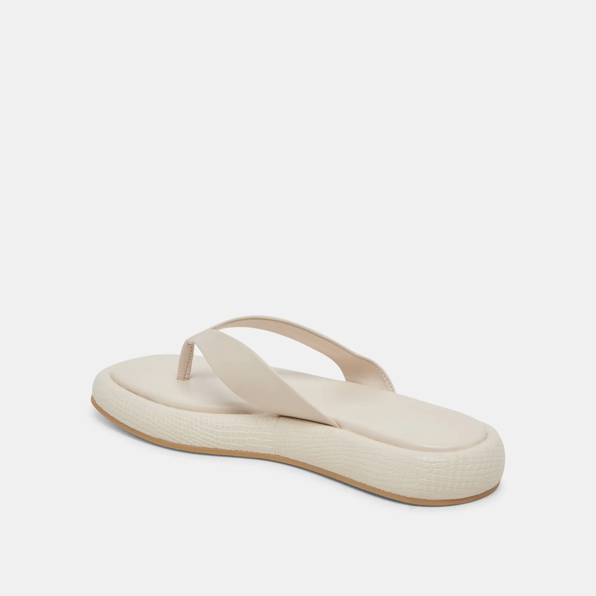 SANDALES ADIN EN CUIR IVOIRE