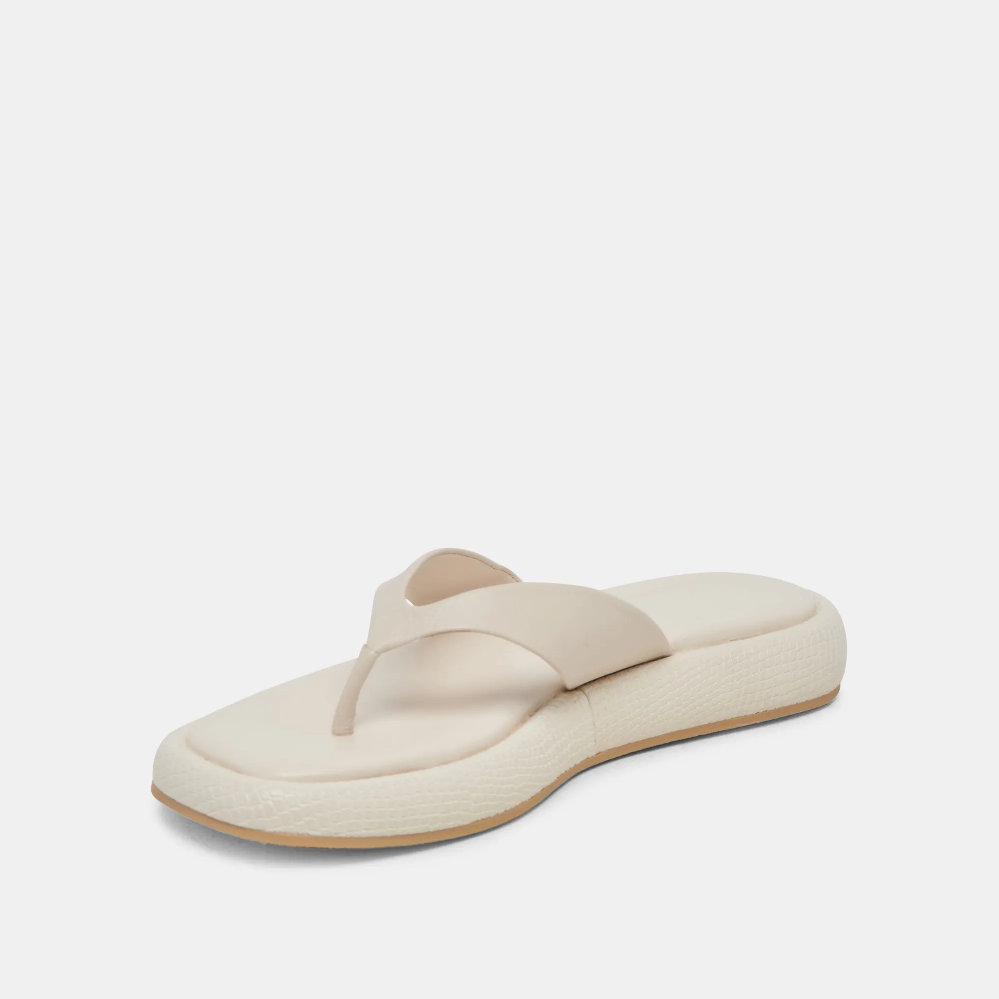 SANDALES ADIN EN CUIR IVOIRE
