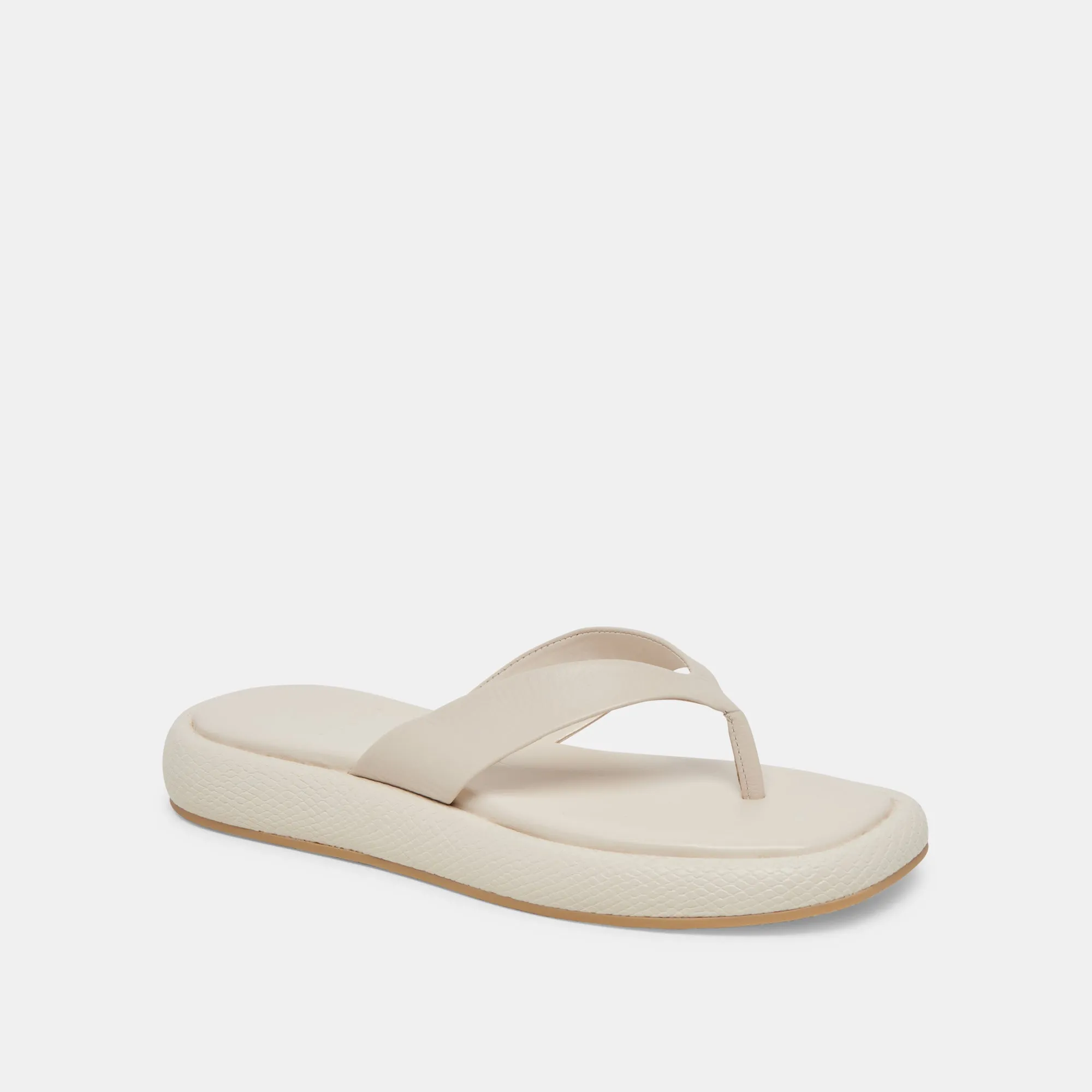 SANDALES ADIN EN CUIR IVOIRE