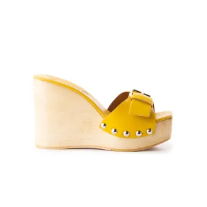 Adore Cuir Moutarde