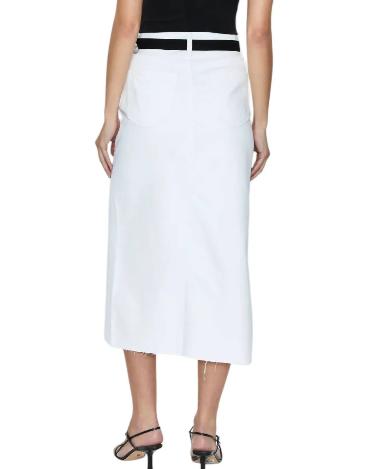 Jupe Midi Alice en Blanc