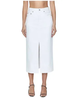 Jupe Midi Alice en Blanc