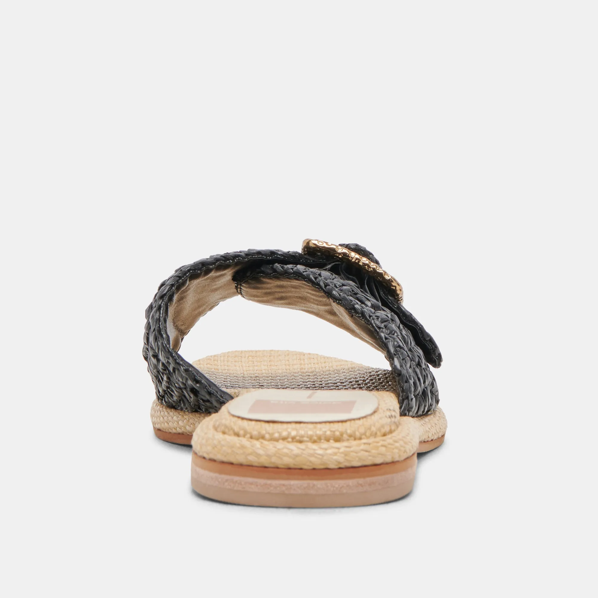 SANDALES ALONZO ONYX EN RAFFIA