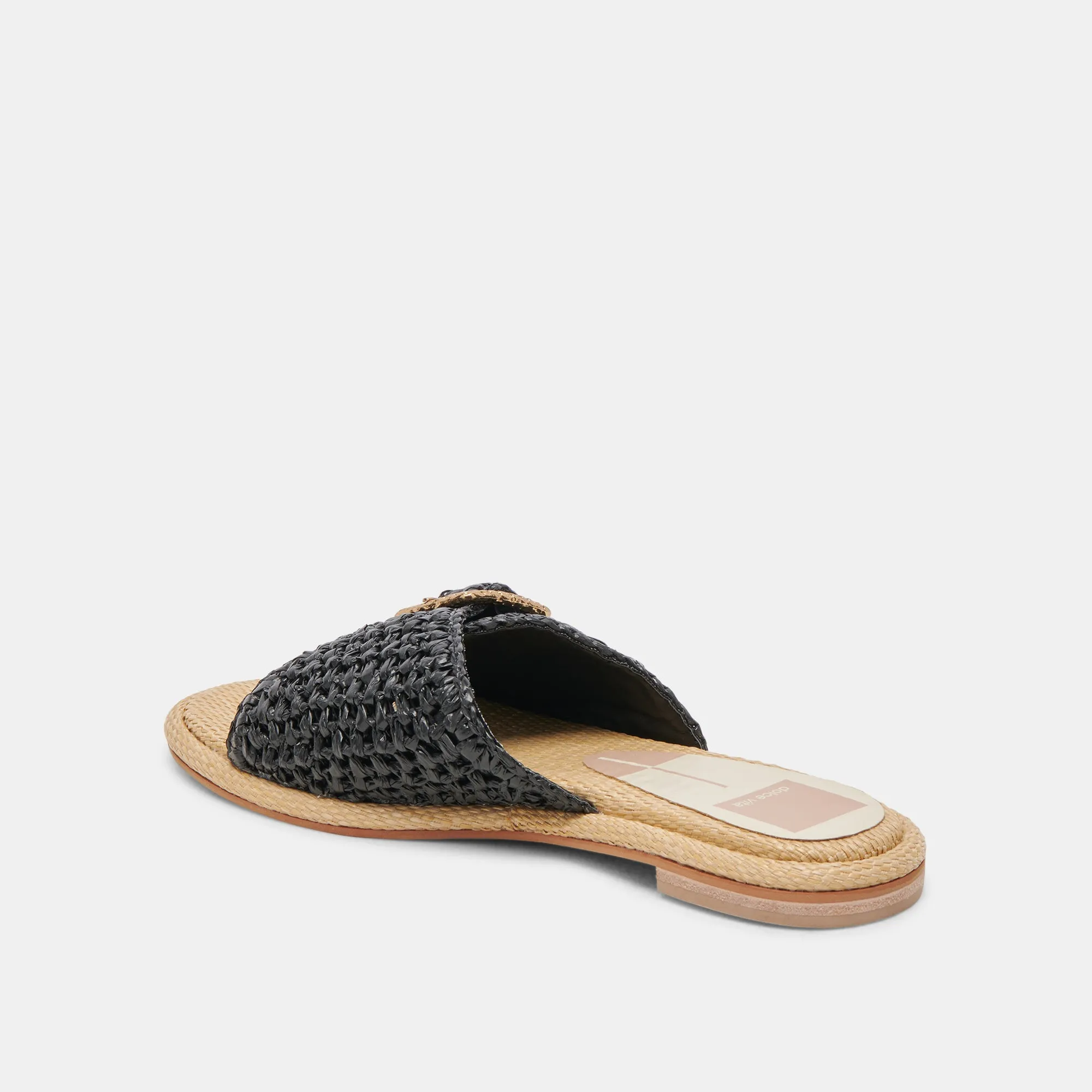 SANDALES ALONZO ONYX EN RAFFIA