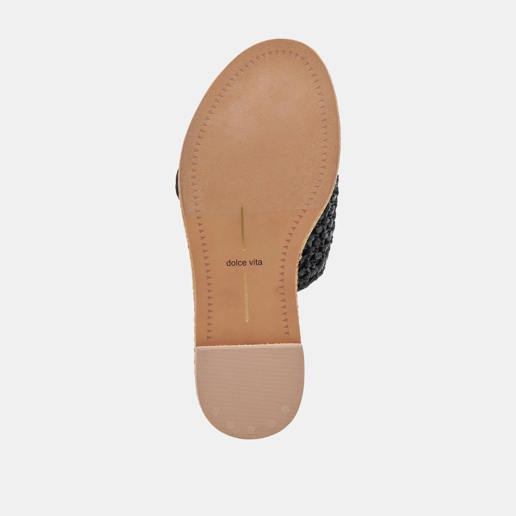 SANDALES ALONZO ONYX EN RAFFIA