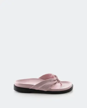 Aminta Cuir Rose Clair