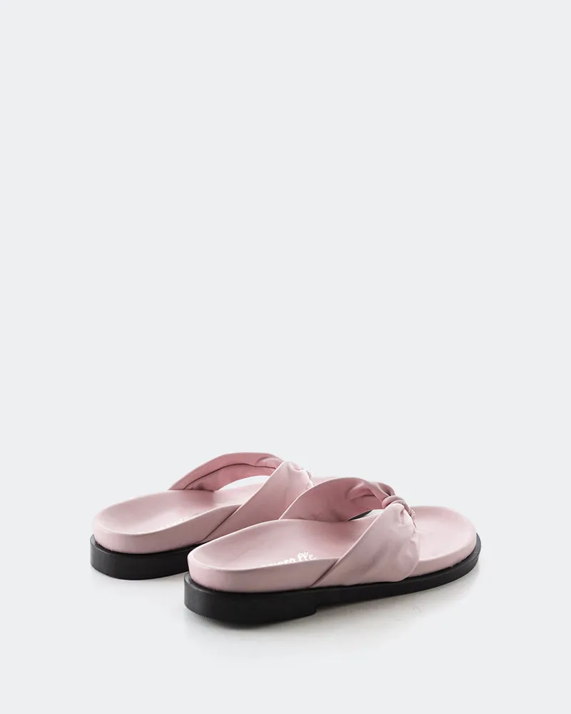 Aminta Cuir Rose Clair