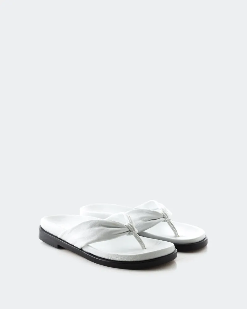 Aminta Cuir Blanc