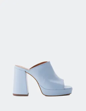 Avenida Cuir Bleu Clair