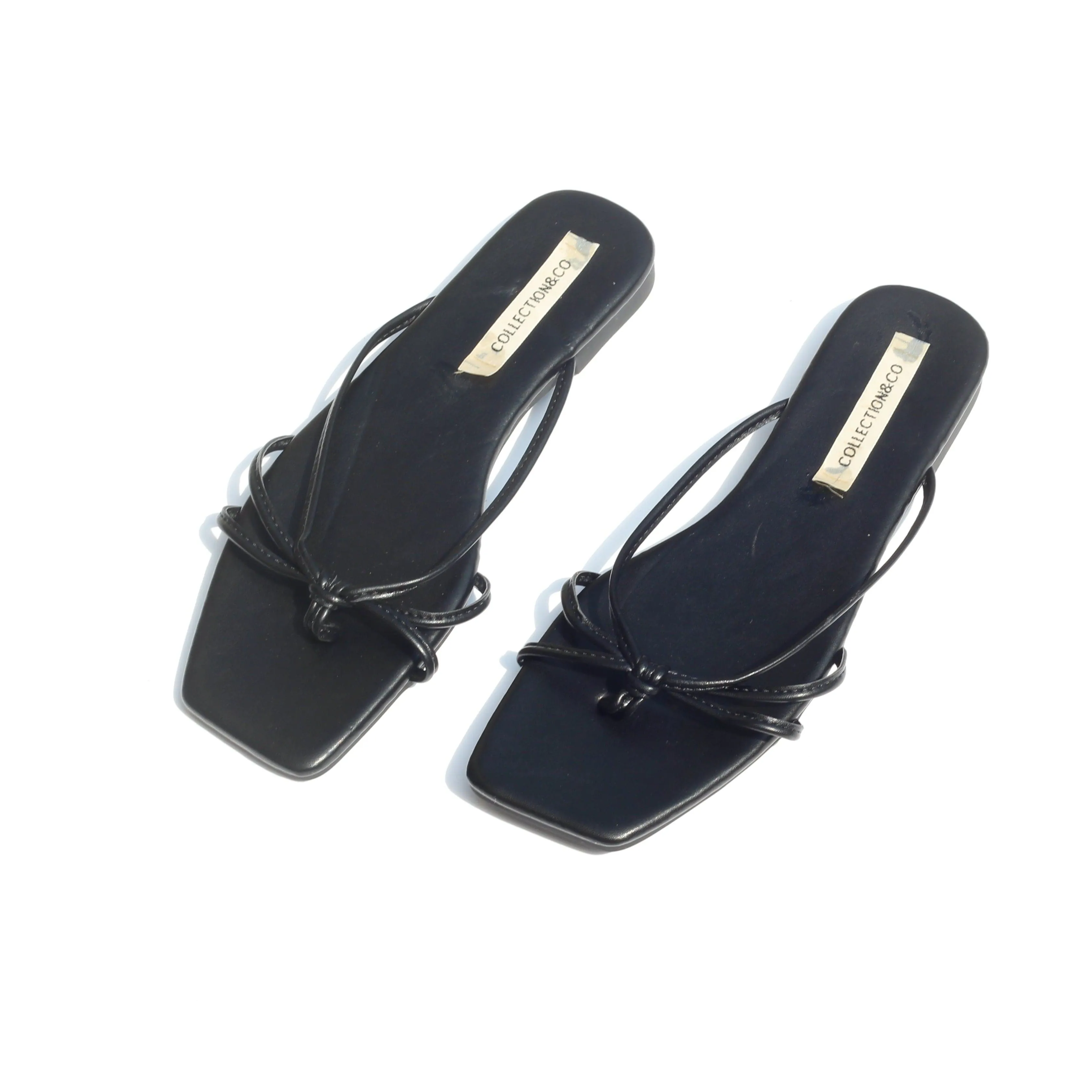 Bianca Sandale en Simili-Cuir Vegan | Bleu
