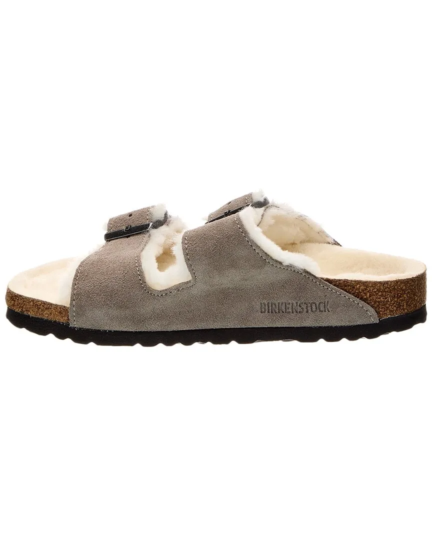 Birkenstock Arizona Étroite en Suède & Daim Sandale