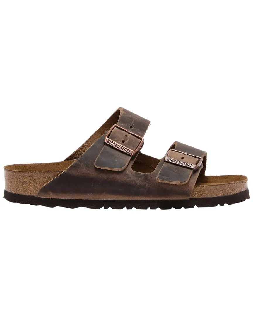 Birkenstock Arizona Sandale étroite en nubuck huilé
