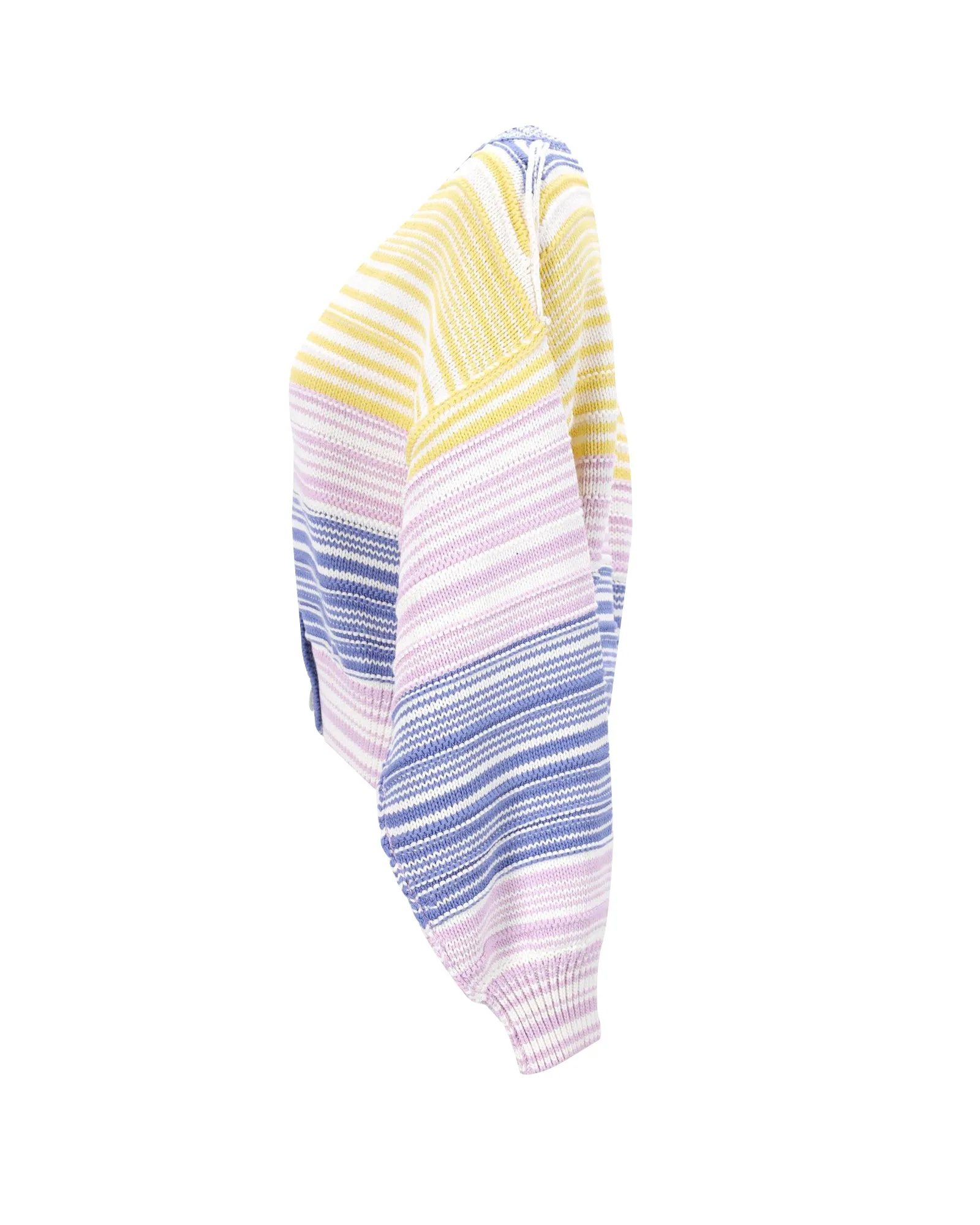Cardigan rayé Moschino en coton multicolore