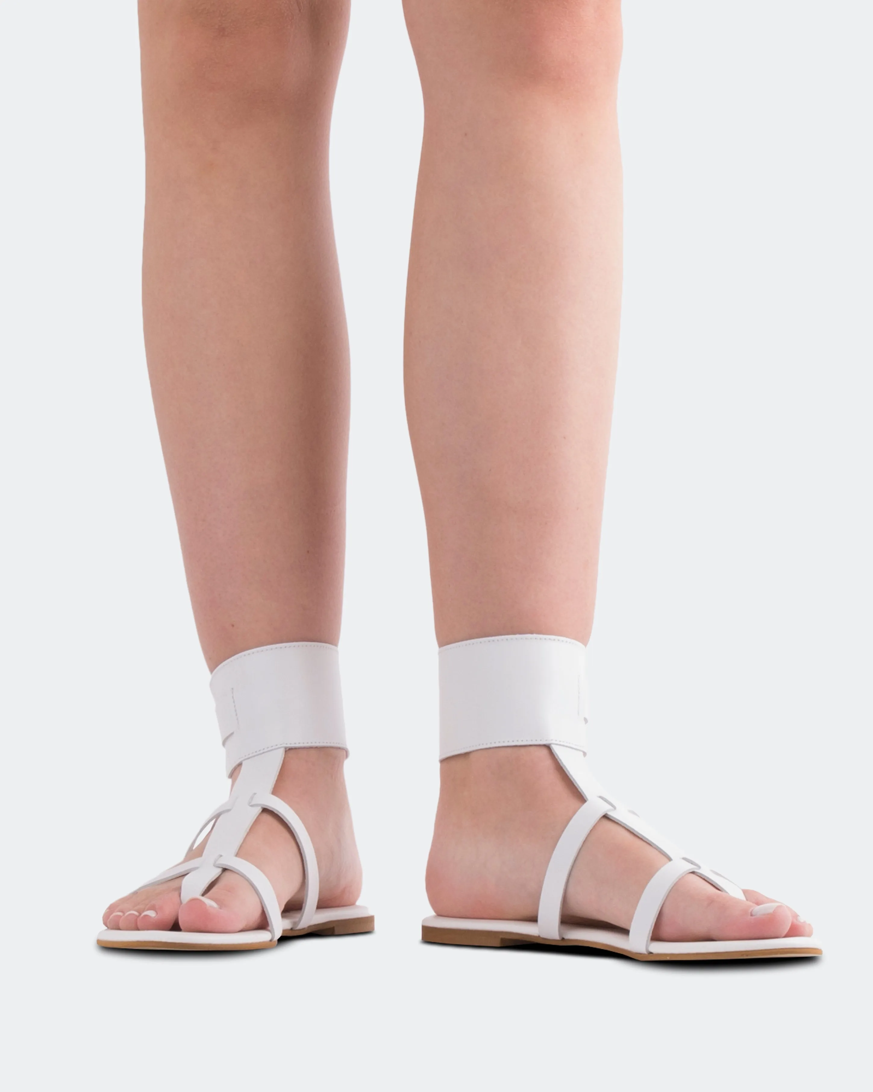 Bruni Cuir Blanc