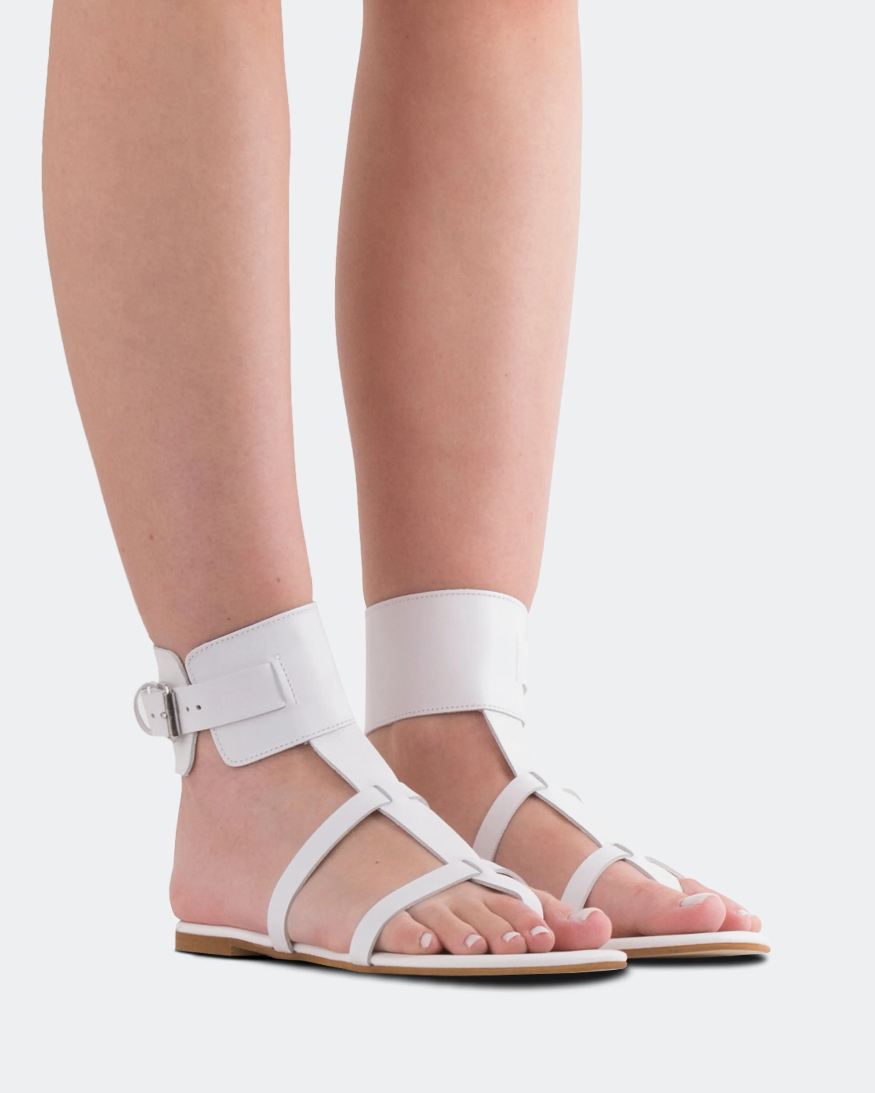 Bruni Cuir Blanc