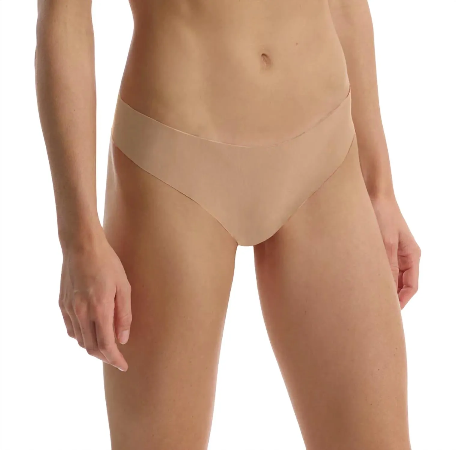 Culotte String Butter Mi-Hauteur en Nude Naturel