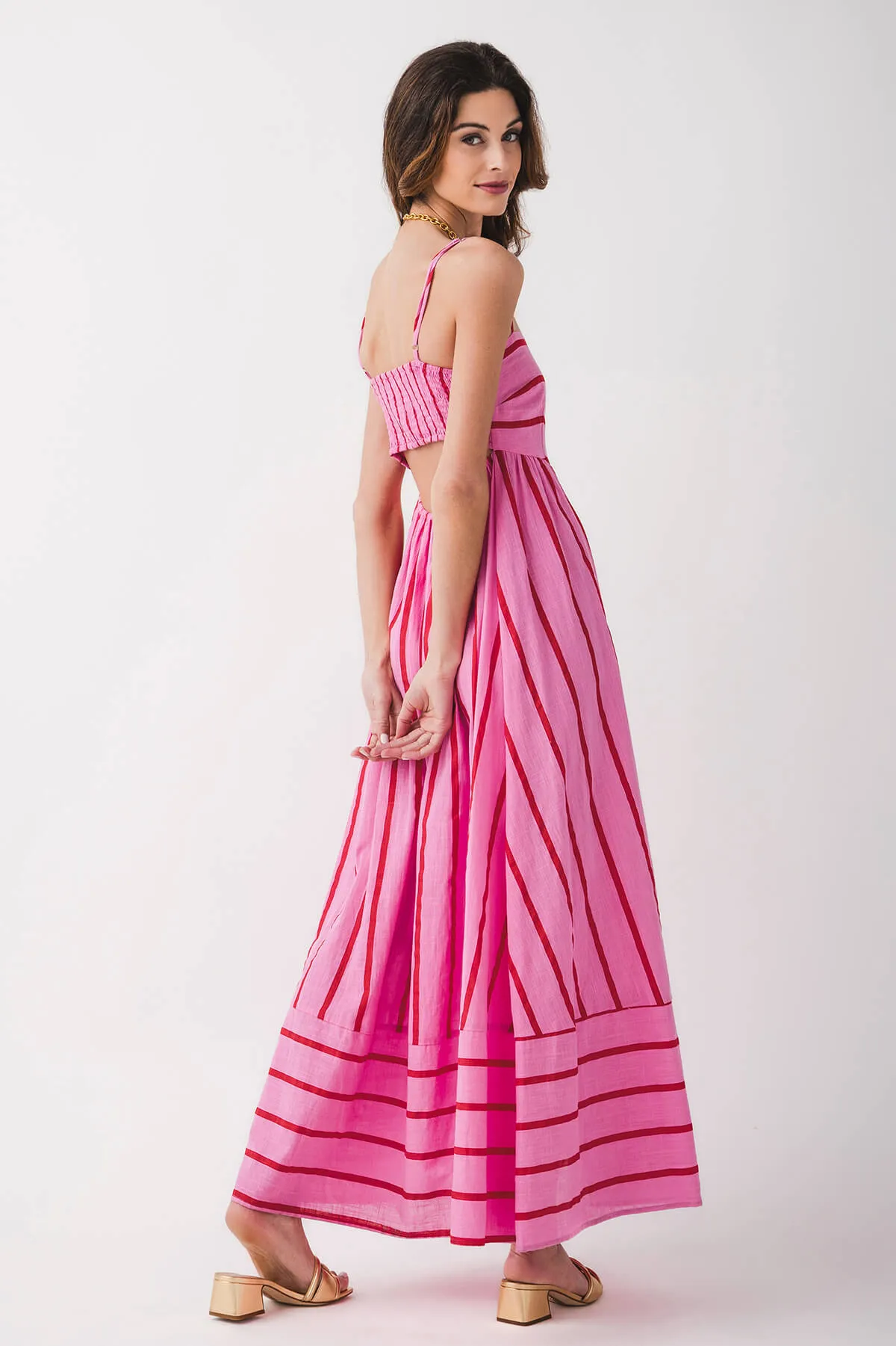 Robe longue rayée Lynsey By Together