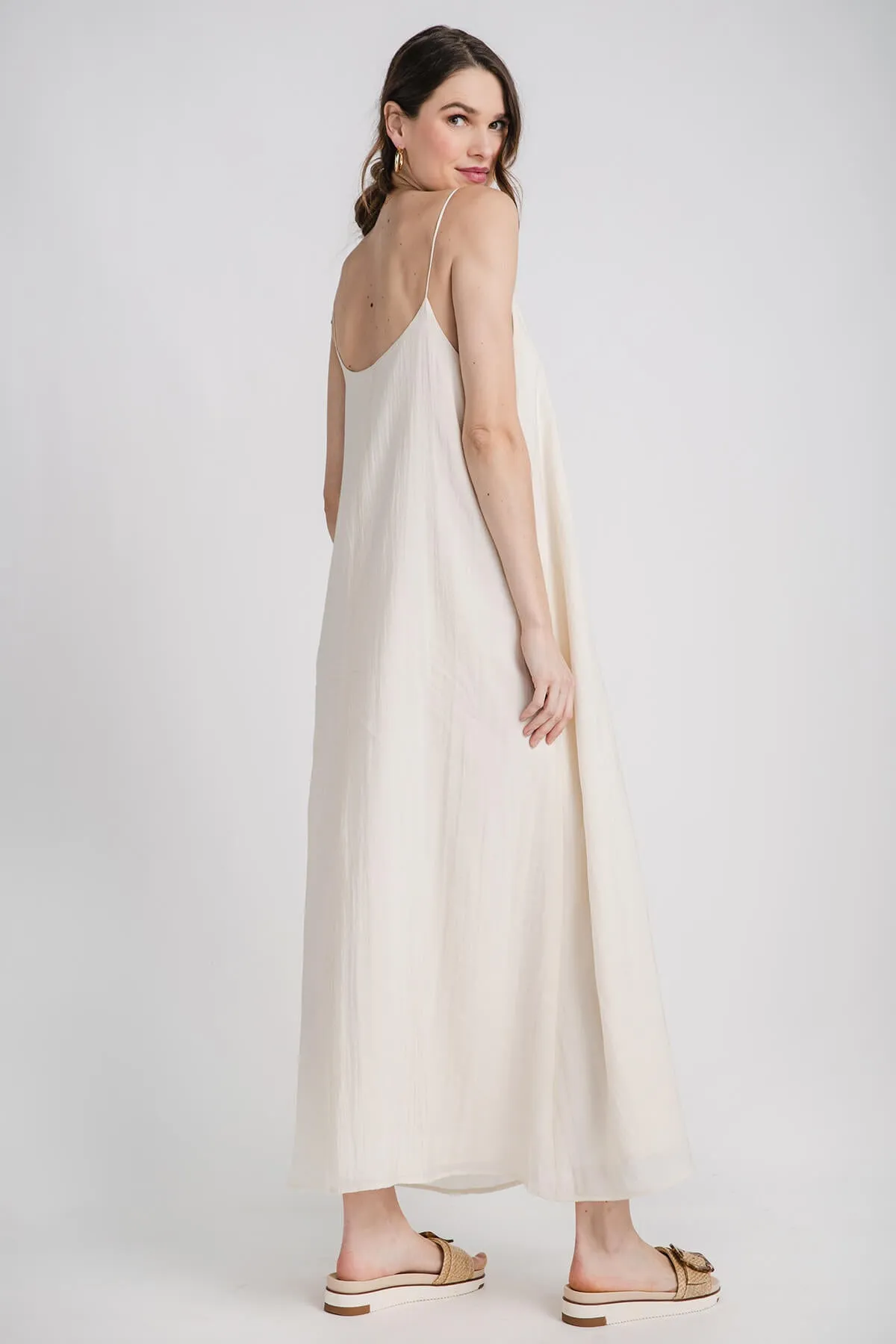 Robe longue col V By Together