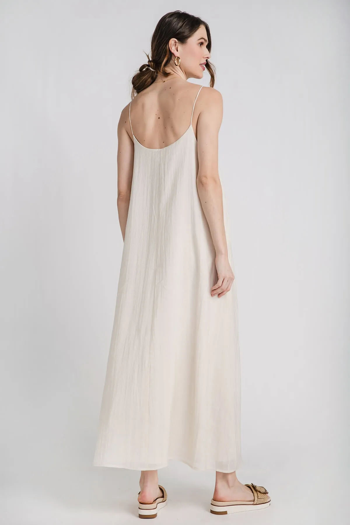 Robe longue col V By Together