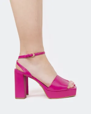 Caicos, Cuir Fuchsia/Fuchsia Leather