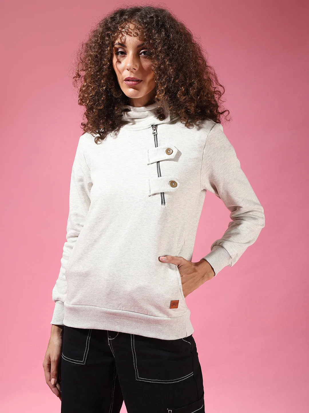 Veste décontractée élégante et unie pour femmes Campus Sutra