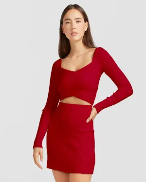 C'est Belle Jupe-culotte en Tricot Mini