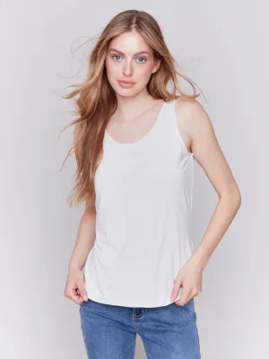 CHARLIE B TANK REVERSIBLE EN BAMBOU VISCOSE - TAUPE
