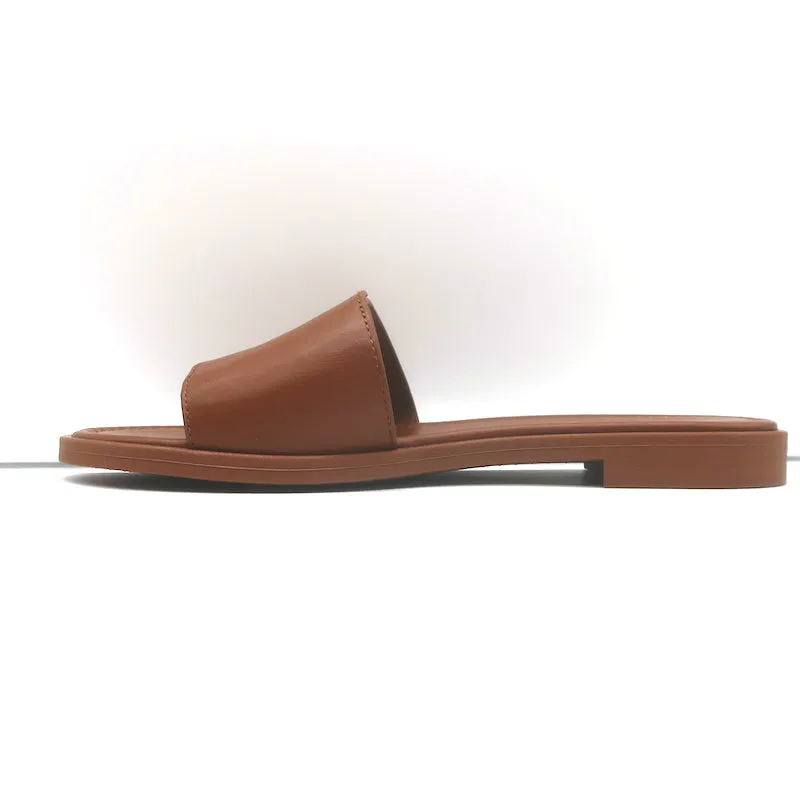 Chloe Marcie Sandales à Boucle Glissière en Cuir Marron Taille 38 NEUVE