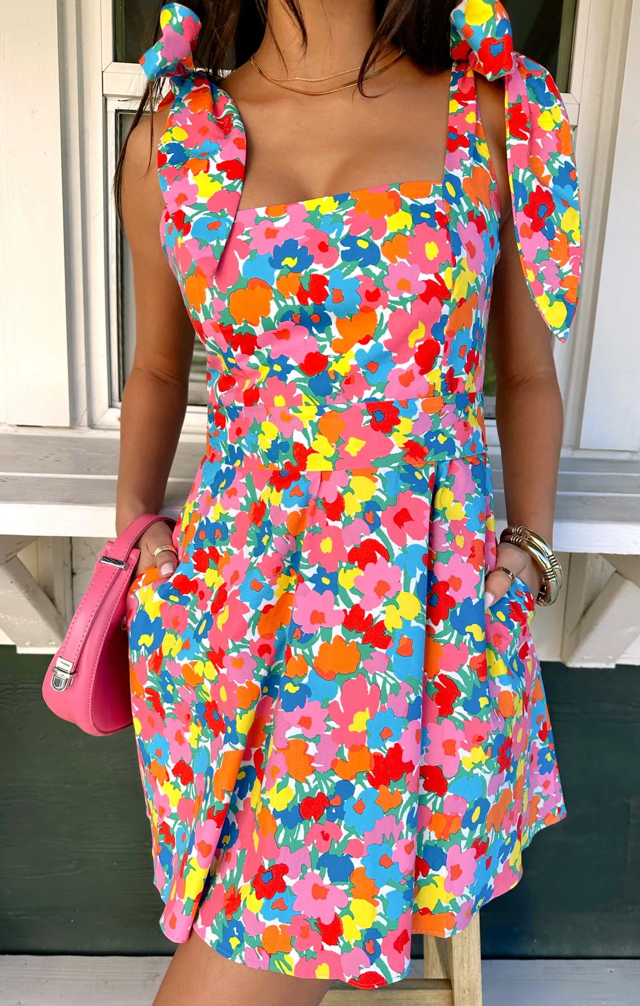 Robe Claire Mini ~ Bégonias Éclatants