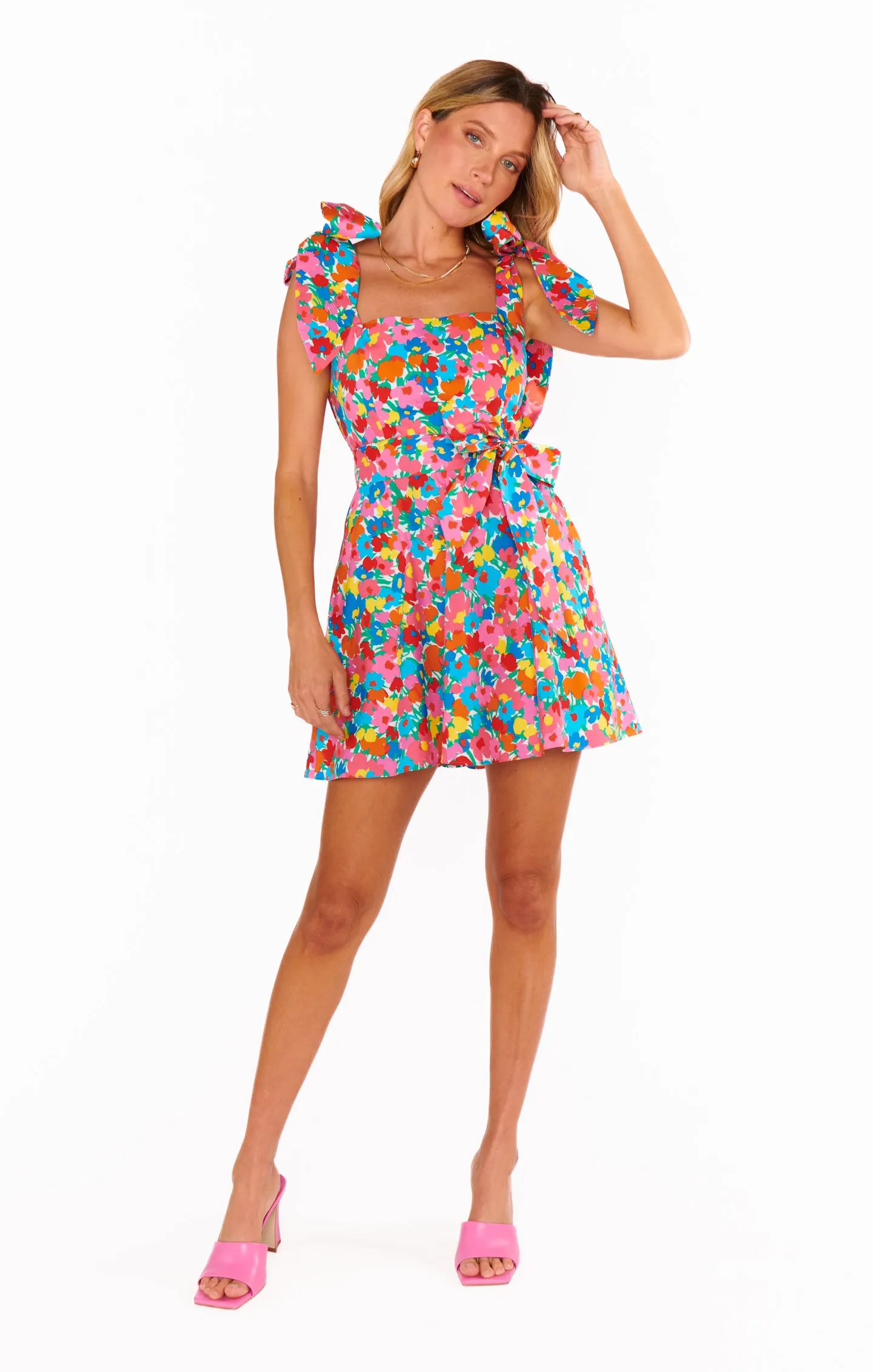 Robe Claire Mini ~ Bégonias Éclatants