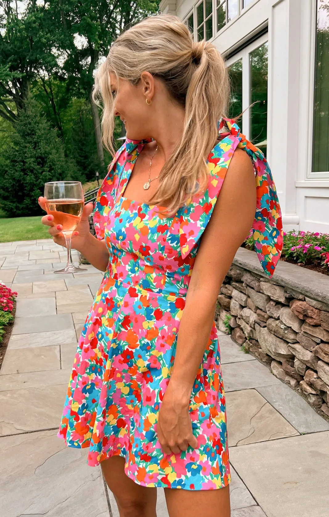 Robe Claire Mini ~ Bégonias Éclatants