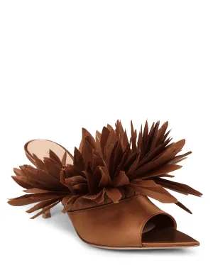 Daniah Crepe Mule en Chocolat
