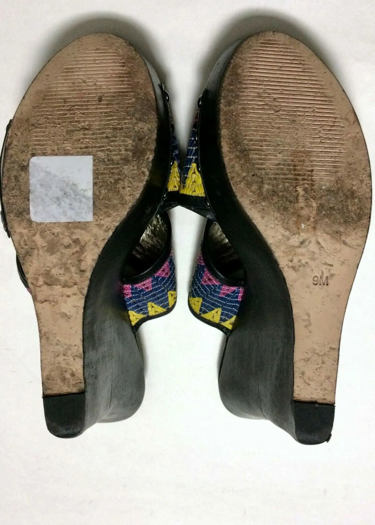 Sandales tissées multicolores Diane Von Furstenberg taille 9