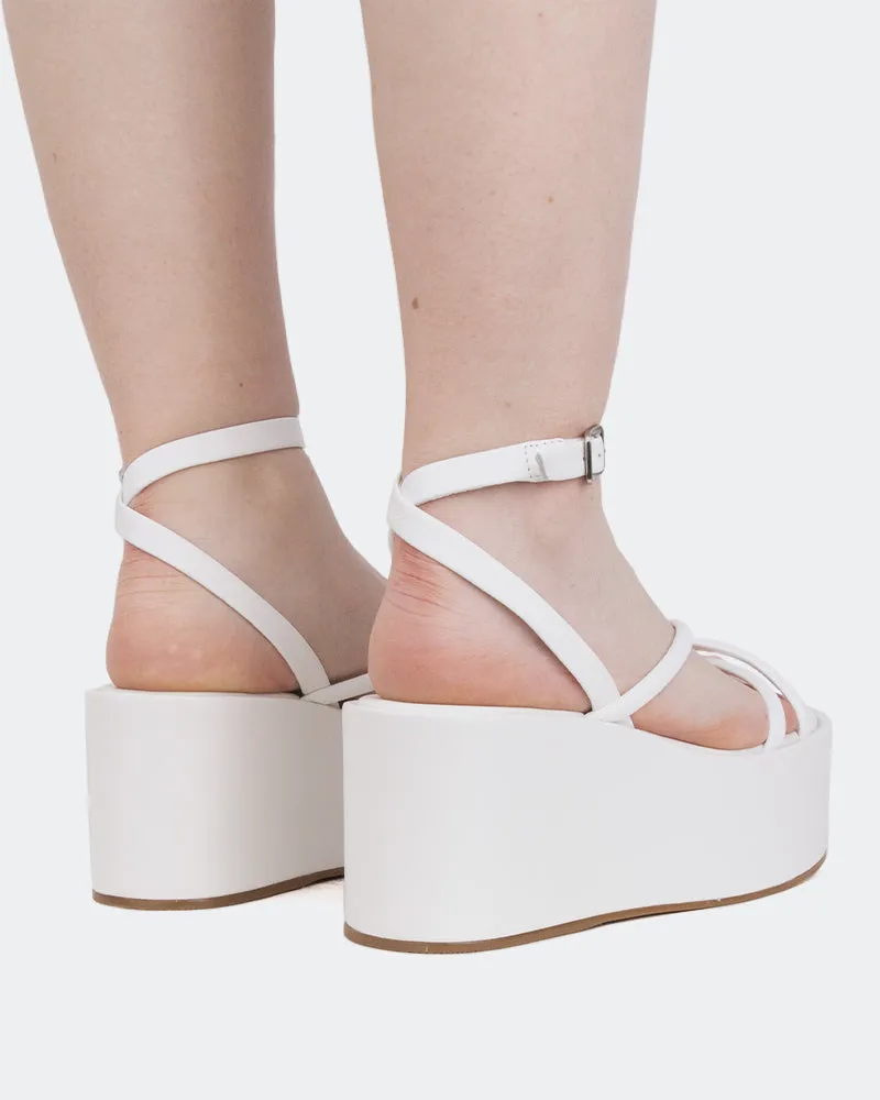 Dionira Cuir Blanc