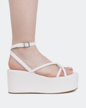 Dionira Cuir Blanc