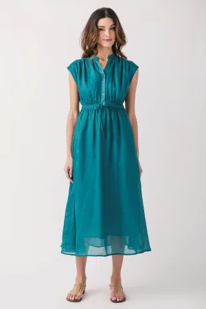 Robe longue Elan à manches capsules