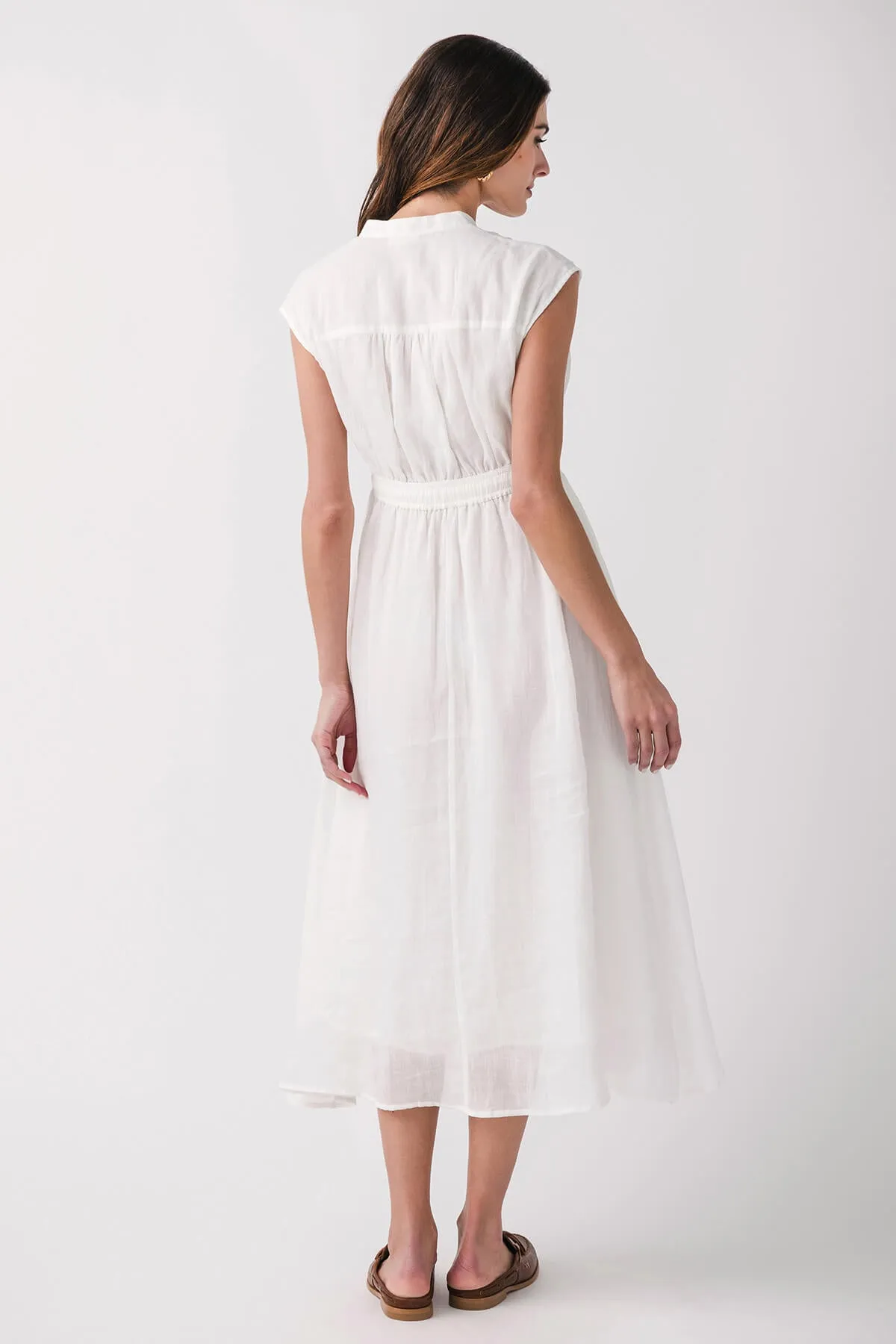Robe longue Elan à manches capsules