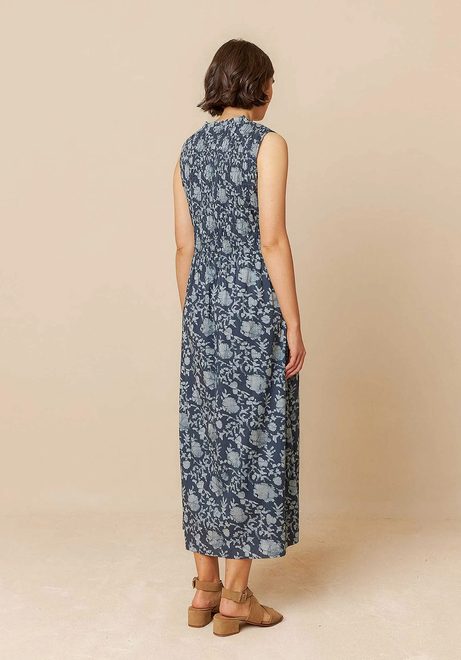Robe Maxi Élastique Mc181 Indigo