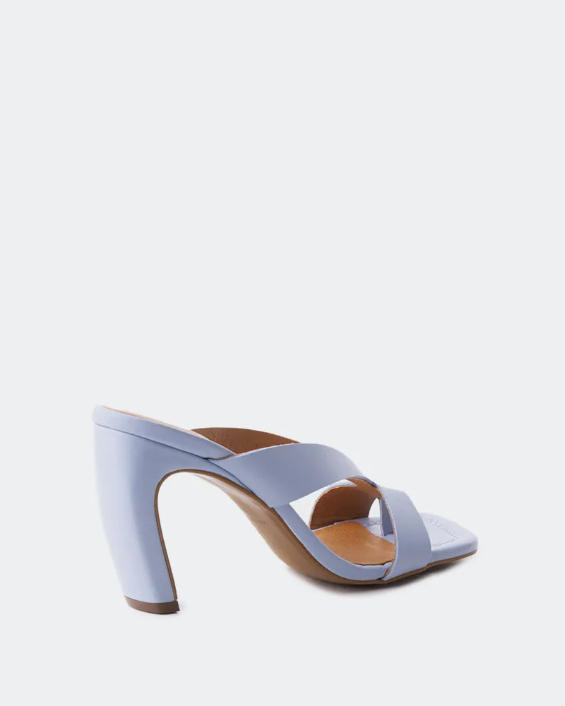 Elexis Cuir Bleu Clair