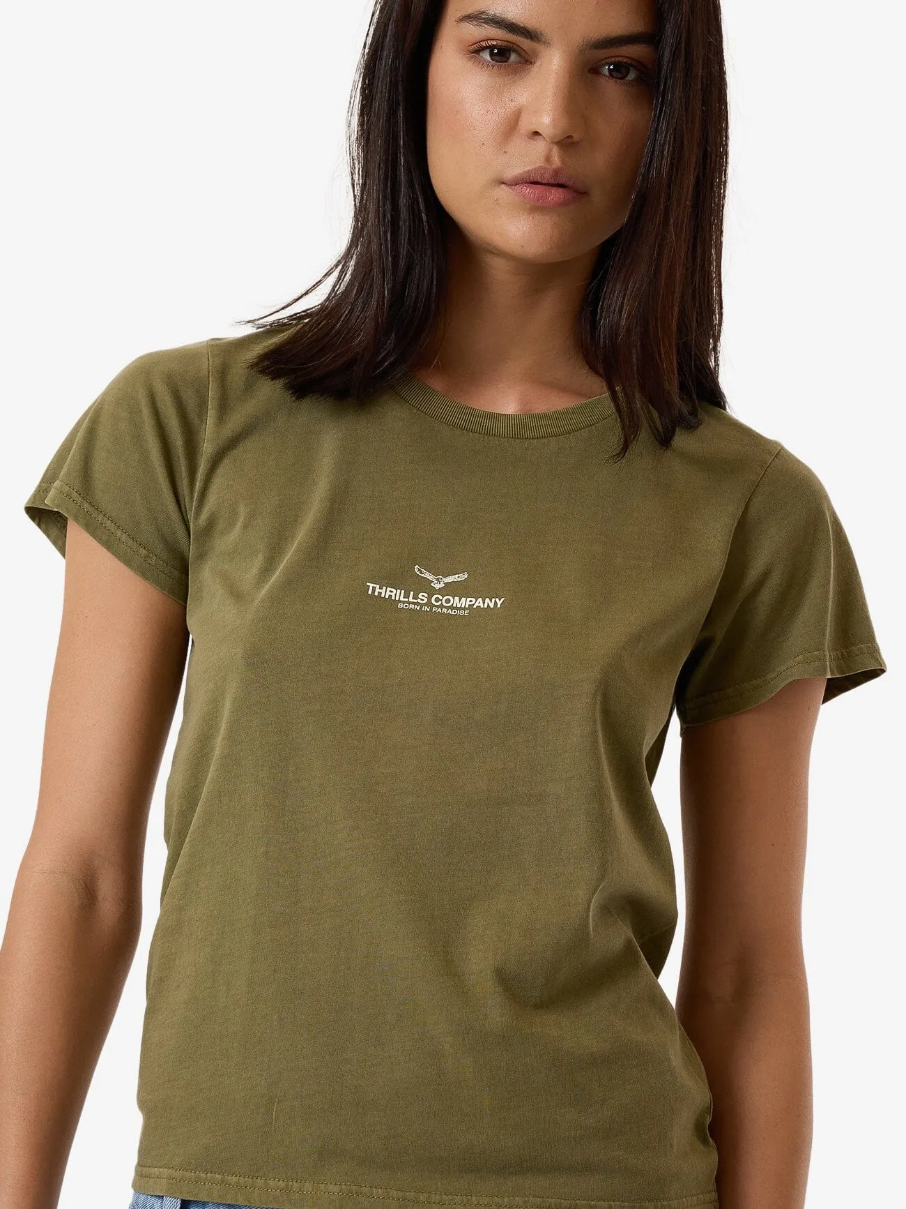 T-shirt Emblème de Force Quotidien - Olive