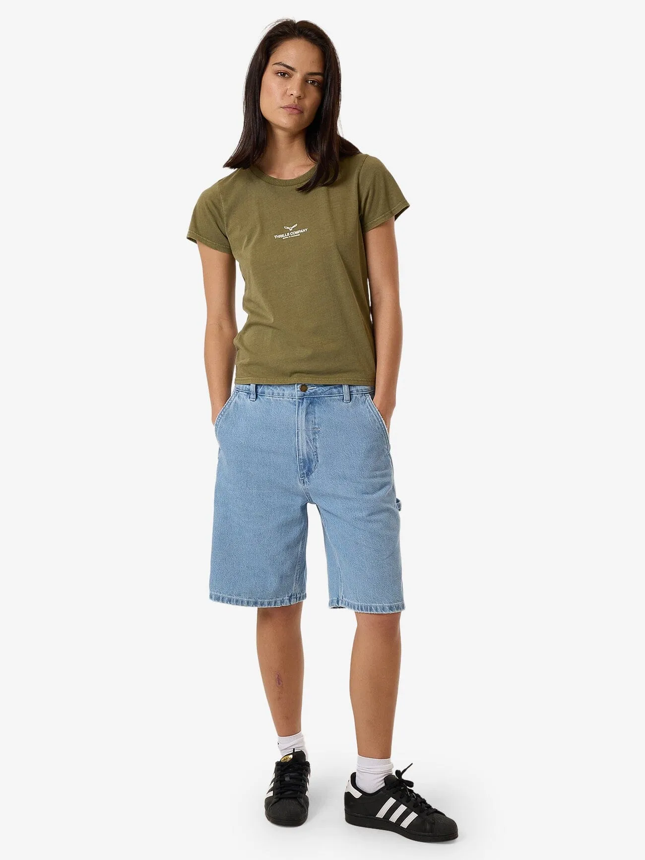 T-shirt Emblème de Force Quotidien - Olive