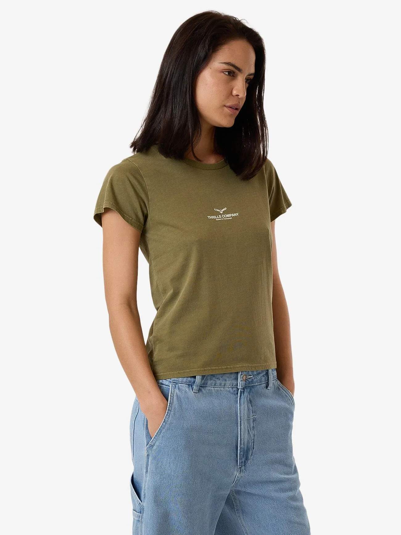 T-shirt Emblème de Force Quotidien - Olive