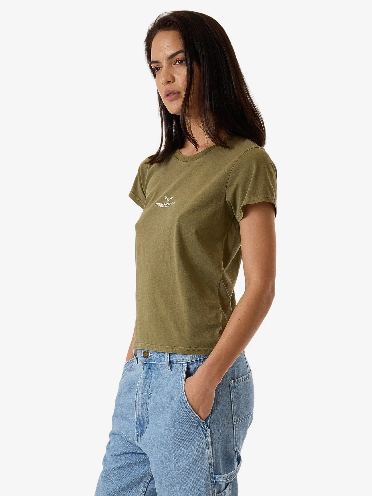 T-shirt Emblème de Force Quotidien - Olive