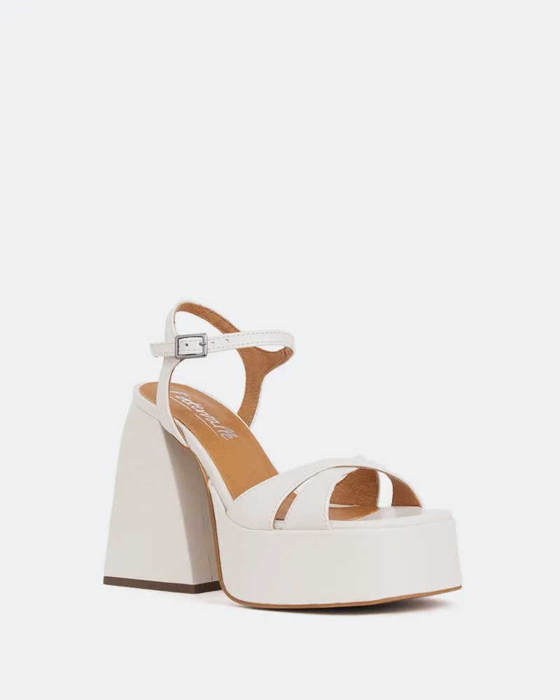 Cuir Blanc Cassé Off White Sans Fin