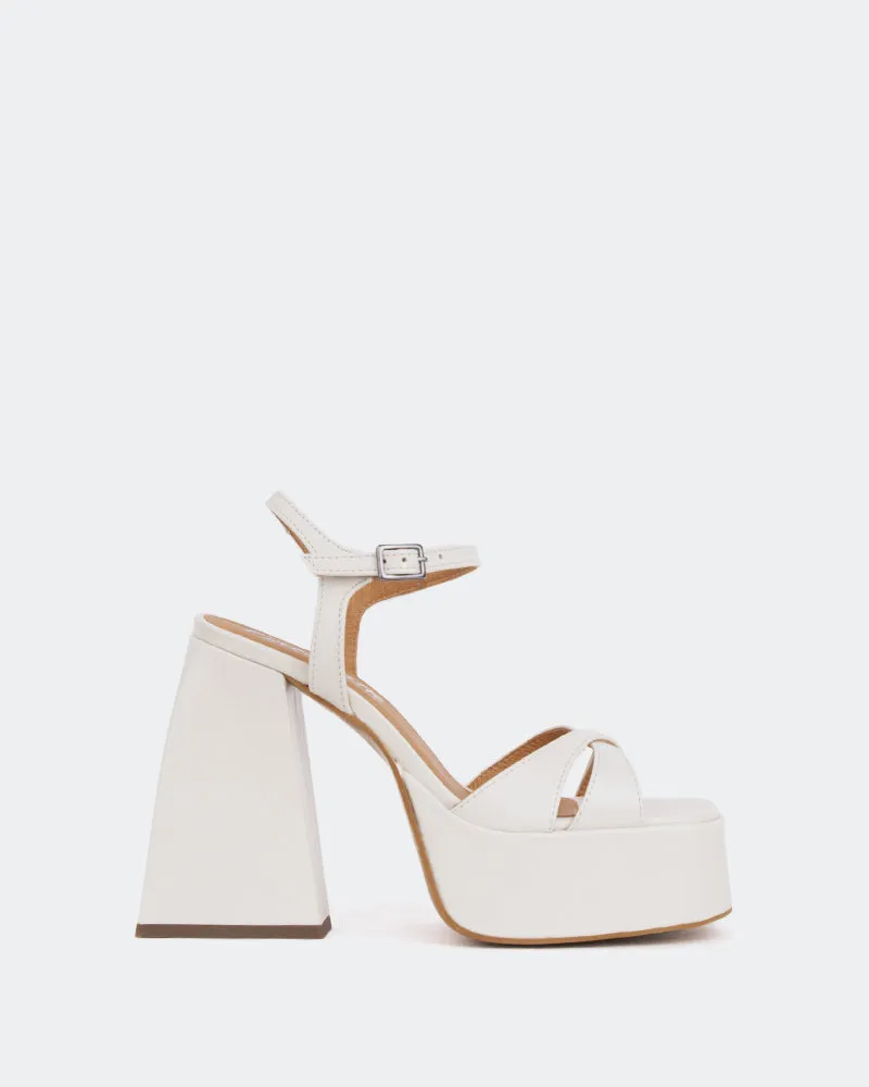 Cuir Blanc Cassé Off White Sans Fin
