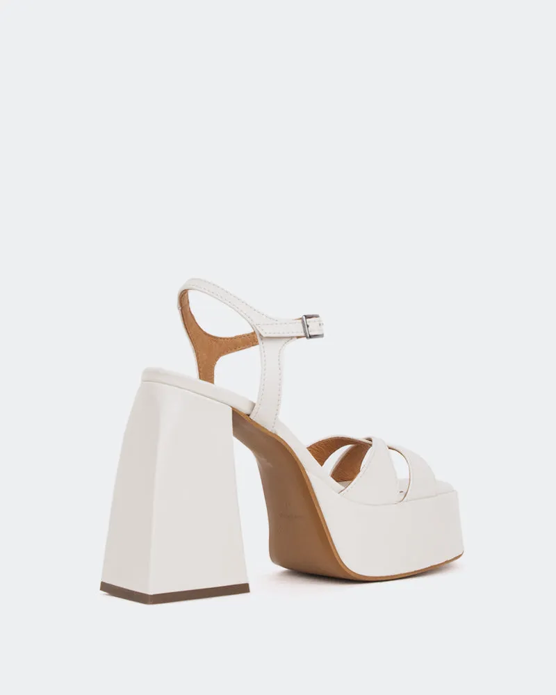 Cuir Blanc Cassé Off White Sans Fin
