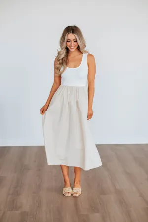 Robe Enrica Contrast - Mix Taupe