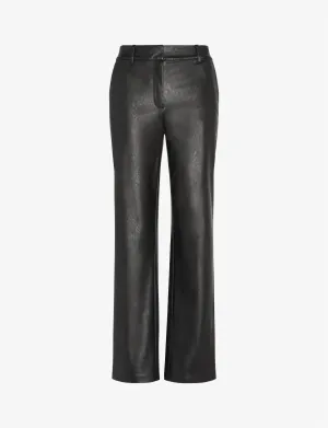 Pantalon en Simili-Cuir Noir
