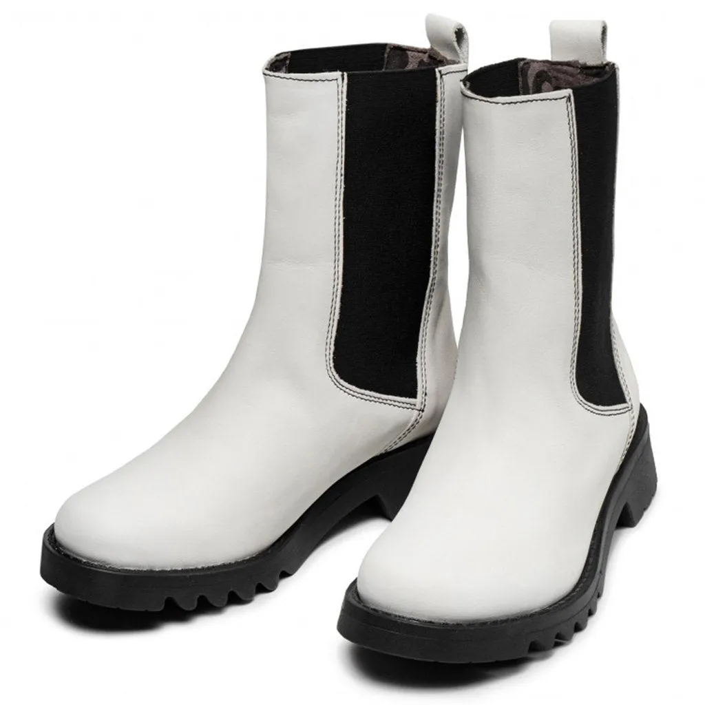 Bottes Chelsea pour Femmes Fly London Rein795 en Cuir Rugueux