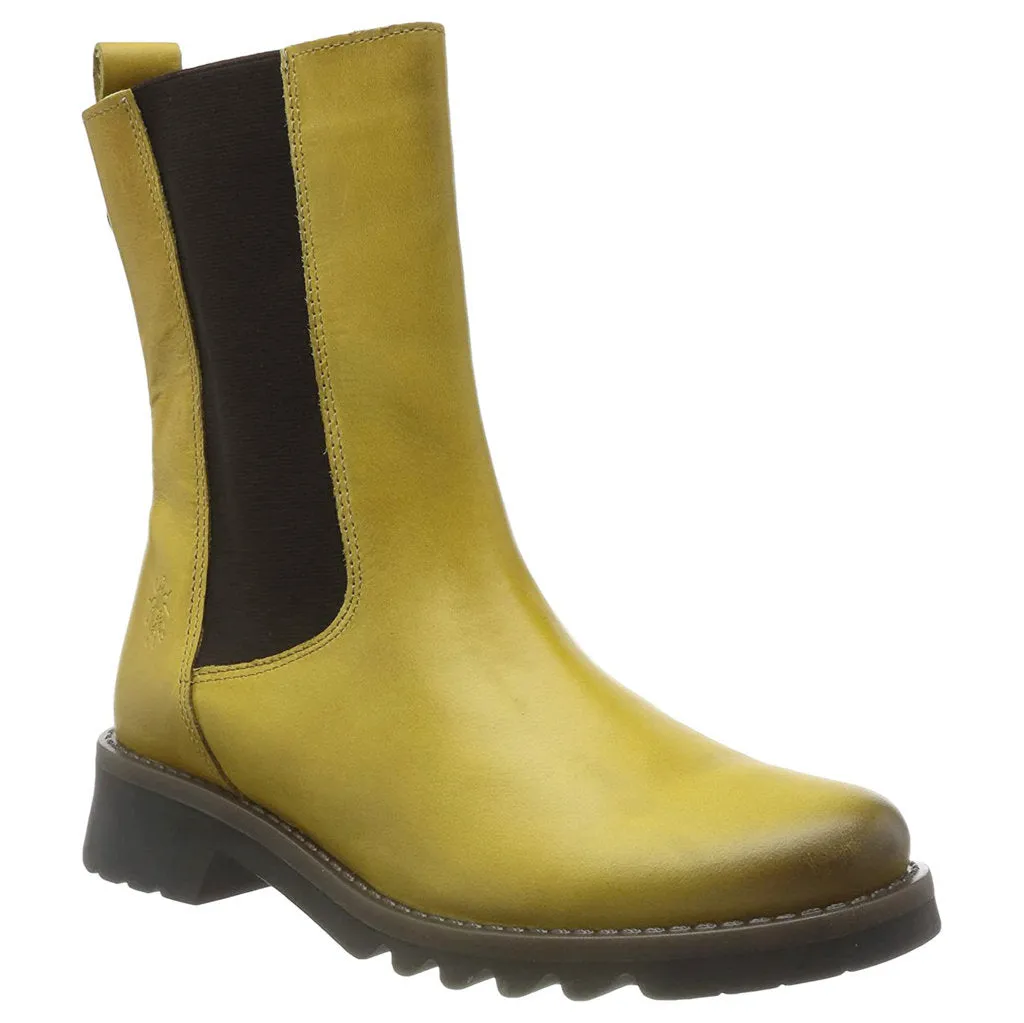 Bottes Chelsea pour Femmes Fly London Rein795 en Cuir Rugueux